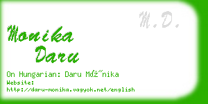 monika daru business card